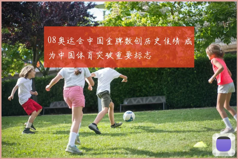 08奥运会中国金牌数创历史佳绩 成为中国体育突破重要标志